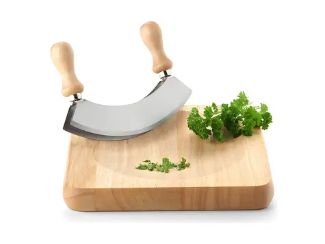 Continenta Krájecí prkénko pro kolíbkový nůž / Krájecí prkénko / gumovník / 22,5x22,5x2,8 cm