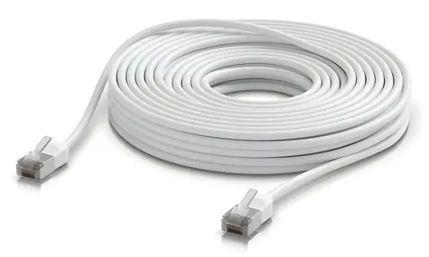 Ubiquiti UniFi Premium Patch Cable Outdoor 15m bílá / Patch kabel / Cat6a / venkovní / RJ45