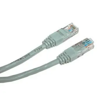 UTP patchcord Cat.6 0,5 m šedý economy / Patch kabel / RJ45-RJ45 / nestíněný