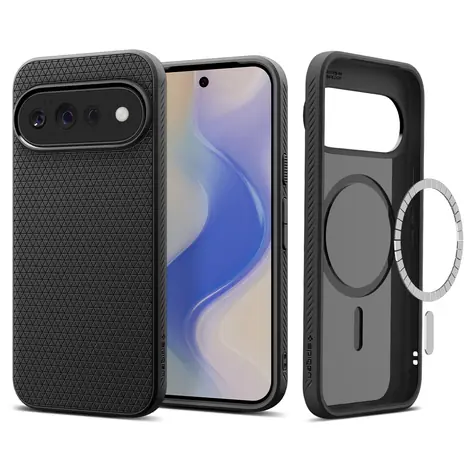 Spigen Liquid Air MagSafe matte black / Ochranný kryt / Google Pixel 11 Pro XL / TPU