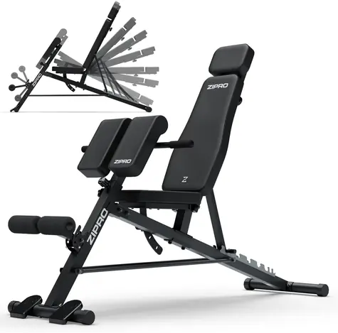 ZIPRO Core Control Posilovací lavice s pultem na biceps / Víceúčelová