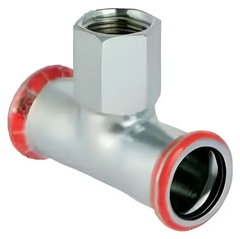 Geberit Mapress T-kus 28 mm x G1/2" / T-kus / Uhlíková ocel / Lisovací spoj