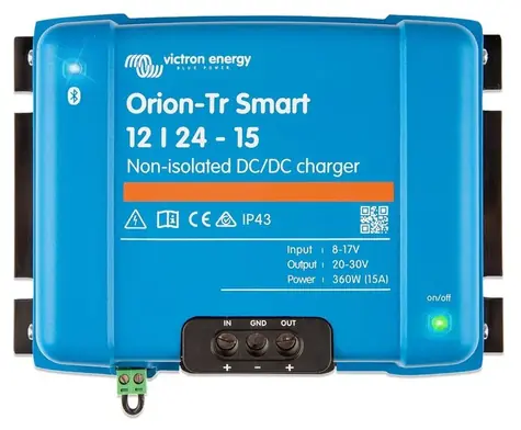 Victron Orion-Tr Smart 12/24-15A / DC-DC nabíječka / 360W / Neizolovaná / Bluetooth