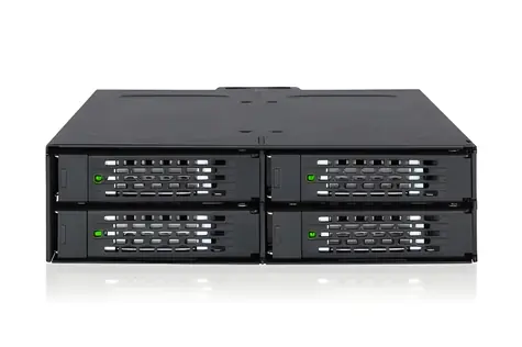 Icy Dock MB607SP-B černá / Backplane pro 4x 2,5" HDD/SSD / SATA III / Hot-Swap / 1x 5,25"