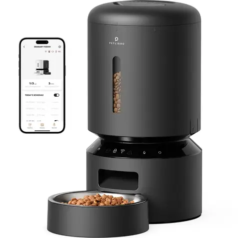 Petlibro Granary černá / Chytrý dávkovač krmiva / 5 l / WiFi