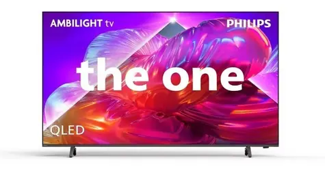 75" Philips 75PQS9001/12 The One šedá / Televize / QLED / Ambilight / Otočný stojan / 4K UHD / 120Hz