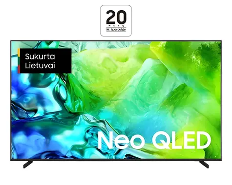 85" Samsung QE85QN80HAUXXH černá / Televize / 4K Neo QLED / Tizen / Wi-Fi 6 / BT / LAN / 30W repro