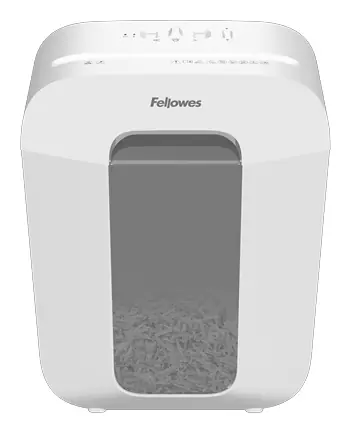 Fellowes Powershred LX50 bílá / Skartovač / Křížový řez 4x37 mm / P-4 / 9 listů