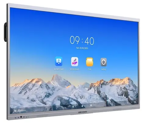 75" HIKVISION Interaktivní dotykový panel / Dotykový panel / 4K / Android 12 (OTA 13) / 8GB/128GB / 45bodový dotek