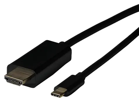 EFB USB-C - HDMI kabel černá / Adaptérový kabel / 4K 60Hz / HDCP / USB 3.2 / 2 m