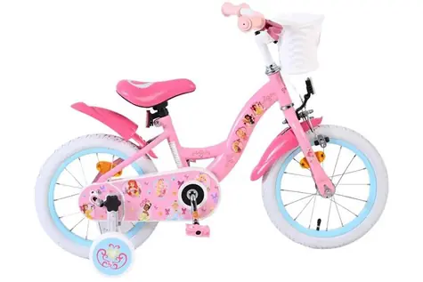VOLARE Dětské kolo Princess 14" růžové / 14" kola