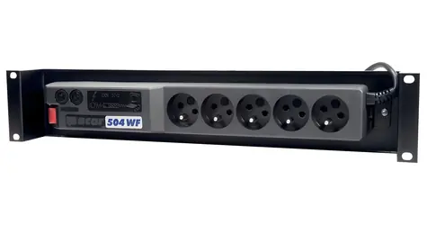 ACAR A-504 / Prodlužovací přívod / 5 zásuvek / 3 m / přepěťová ochrana