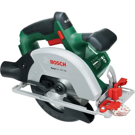 Bosch EasyCirc 18V-48 zelená / Aku okružní pila / 18V / Hloubka řezu 48 mm / bez baterie a nabíječky
