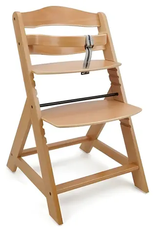 Jídelní židlička rostoucí přírodní / Jídelní židlička / bukové dřevo / od 6 měsíců / nosnost 90 kg