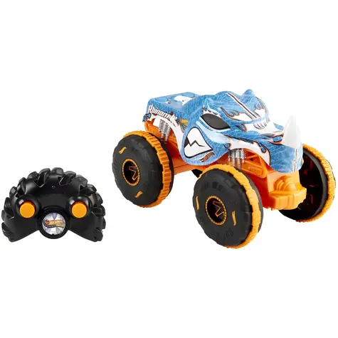 MATTEL RC auto Hot Wheels Monster Trucks Rhinomite / Měřítko 1:24 / 2,4 GHz / od 4 let