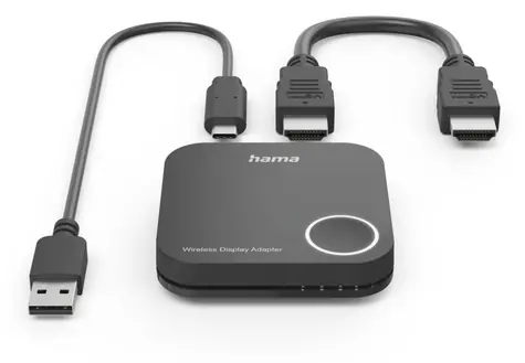 Full Wireless Display adaptér HDMI / Bezdrátový adaptér / Full HD 1080p / dosah 30 m / napájení USB