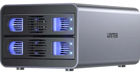 Unitek RAID box pro SATA HDD/SSD 2,5"/3,5" / Externí box pro HDD / SATA / USB