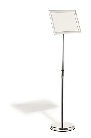 Durable 479823 / Informační stojan / A4 / Hliníkový rám / Výška 770–1205 mm