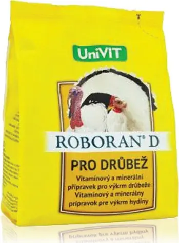 UNIVIT Roboran D / Krmný doplněk pro drůbež / vitamíny a minerály / 1 kg