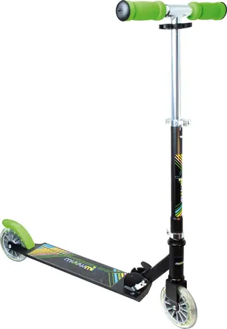 Muuwmi Neon 125mm / Skládací koloběžka / PU kola 125 mm / ABEC 5 / nosnost 100 kg
