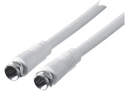 Schwaiger anténní kabel F-F 1,5 m bílá / Anténní kabel / 75 dB / 75 Ohm