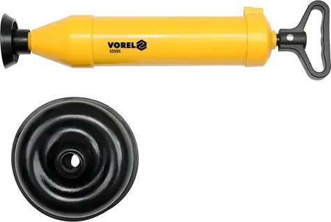 Vorel 55505 / Čerpadlo na čištění odpadů / Zvon / 2 hubice O135 a 63 mm