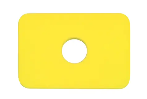 MARIMEX Plavecká deska Obdélník žlutá / Plavecká deska / 300 x 200 x 38 mm / pěna EVA