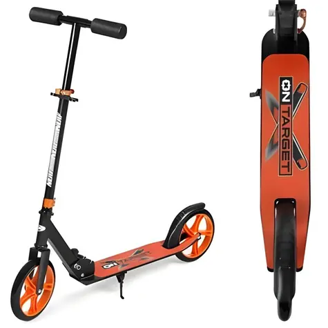 Hasbro NERF NOISE černo-oranžová / Koloběžka / kola 200 mm