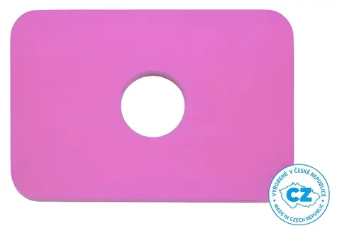 MARIMEX Plavecká deska Obdélník růžová / Plavecká deska / 300 x 200 x 38 mm / pěna EVA