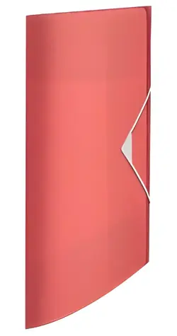 Esselte Colour'Breeze desky na dokumenty korálová / Desky na dokumenty / PP / A4 / 150 listů / gumička