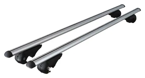 FCS Topline 120 cm černá / Tyče střešního nosiče / Hliník / Nosnost 90 kg / Zabezpečení 2 klíče