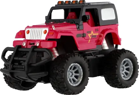 TEDDIES Terénní auto RC růžové / RC auto / 1:43 / 27 MHz / baterie nejsou součástí