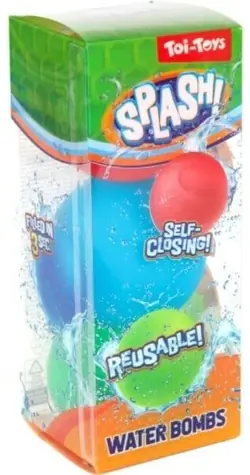 TOI-TOYS Vodní bomby / Hračka do vody / 3 ks / opakovaně použitelné