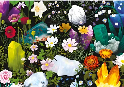 GIBSONS Puzzle Ozdravné krystaly / 500 dílků