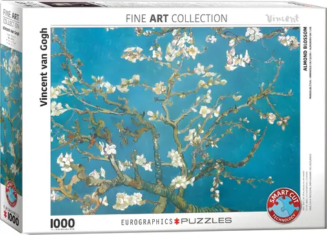 EUROGRAPHICS Puzzle Kvetoucí mandloň / 1000 dílků / 67,6 x 48,9 cm