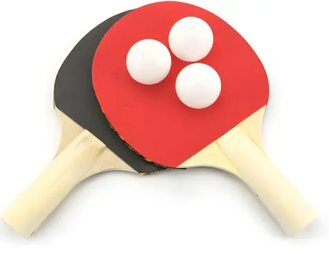 Sada na stolní tenis / 2 pálky + 3 míčky / od 3 let