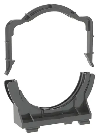 GEBERIT Trubková objímka Duofix / Pro odpadní koleno WC / rozteč 49-77 mm