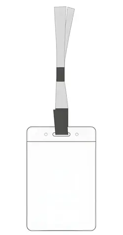 EuroSupplies Šňůrka LILY s klipsem tmavě modrá / Šňůrka na krk / klip / 900 mm / 10 mm