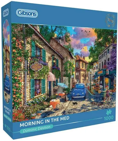 GIBSONS Puzzle Ráno ve Středomoří / 1000 dílků / 68 x 49 cm