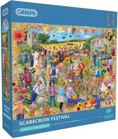 GIBSONS Puzzle Festival strašáků / 1000 dílků / 49 x 68 cm