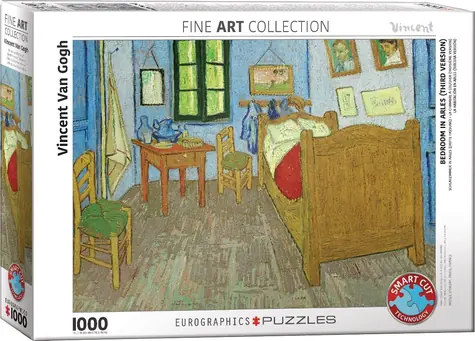 EUROGRAPHICS Puzzle Ložnice v Arles / 1000 dílků / 67,6 × 48,9 cm
