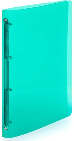 KARTON P+P Složka transparentní zelená / Kroužkové desky / A4 / 4 kroužky / hřbet 2 cm