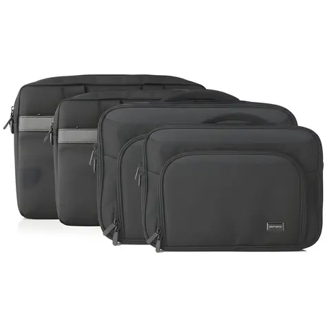 4smarts Target Eco Slim 13-14" černá / Brašna na notebook / RPET / hydrofobní úprava