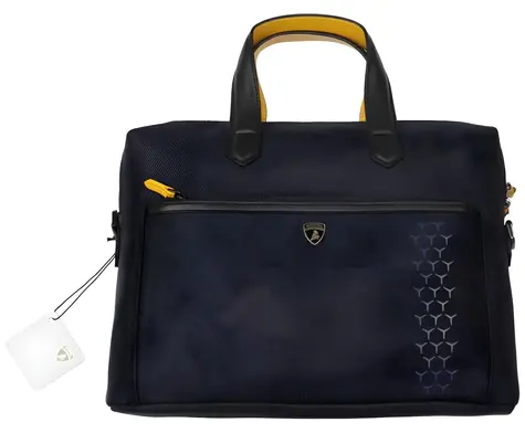 Lamborghini Huracan D10 Tablet & Laptop Carrier modrá / Taška na notebook a tablet / do 15" / Nastavitelný popruh