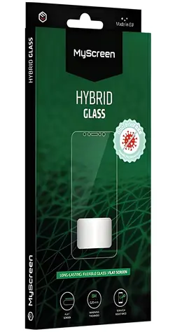 MyScreen HybridGLASS BacteriaFREE Huawei P Smart 2021 / Ochranné sklo / Antibakteriální / lepení přes celý displej