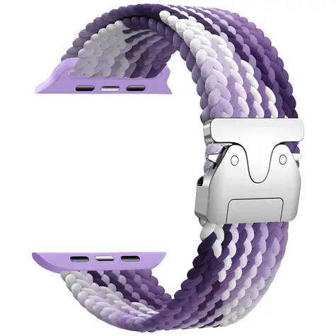 Beline Woven Nylon Parachute 42/44/45/49mm fialová / Řemínek pro Apple Watch / nylonový / nastavitelný