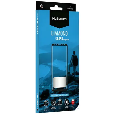 MyScreen Diamond Glass Edge 3D černá / Tvrzené sklo / Xiaomi Redmi Note 14 Pro, 14 Pro+ / 9H / 0,33 mm