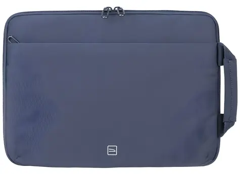 Tucano Sandy Sleeve 13"-14" modrá / Brašna na notebook / neopren / 4 mm / přední kapsa / dvojitý zip