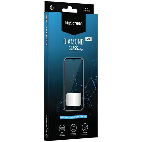 MyScreen Diamond Glass Edge Lite FG Realme GT Neo 2 černá / Ochranné sklo / 9H / Lepení přes celý displej