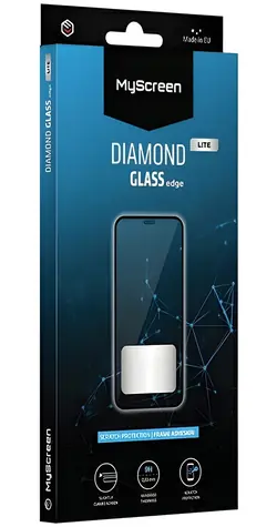 MyScreen DIAMOND GLASS edge LITE černá / Ochranné tvrzené sklo / pro Samsung Galaxy A22 5G (SM-A226) / Full Glue